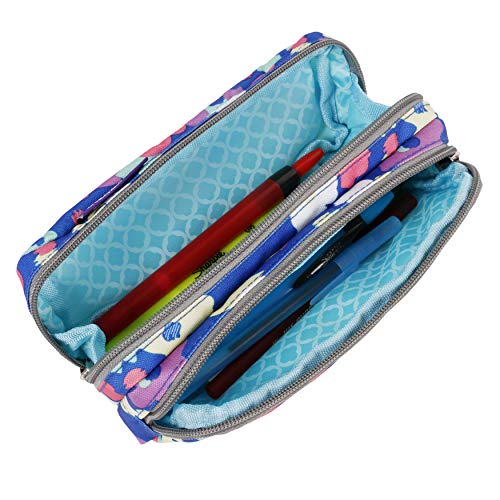 Image of J World Jojo Cute Pencil Case for Kids & Adults. Soft Fabric Zip Pen Bag