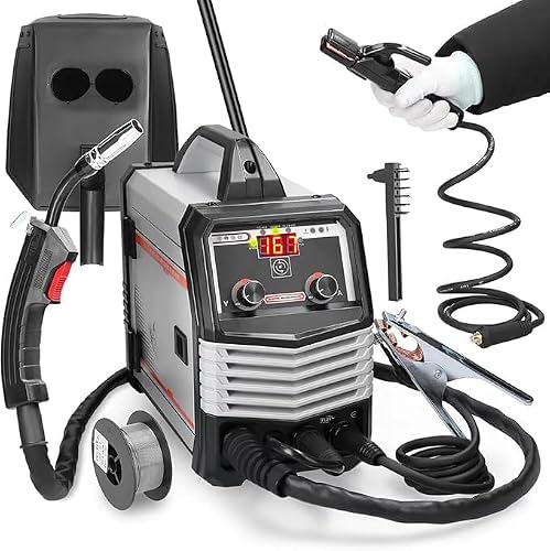 Soldador inversor, máquina de soldadura eléctrica portátil para acero y aluminio, perfecta para profesionales y entusiastas del bricolaje Soldador inversor, máquina de soldadura eléctrica portátil para acero y aluminio, perfecta para profesionales y entusiastas del bricolaje