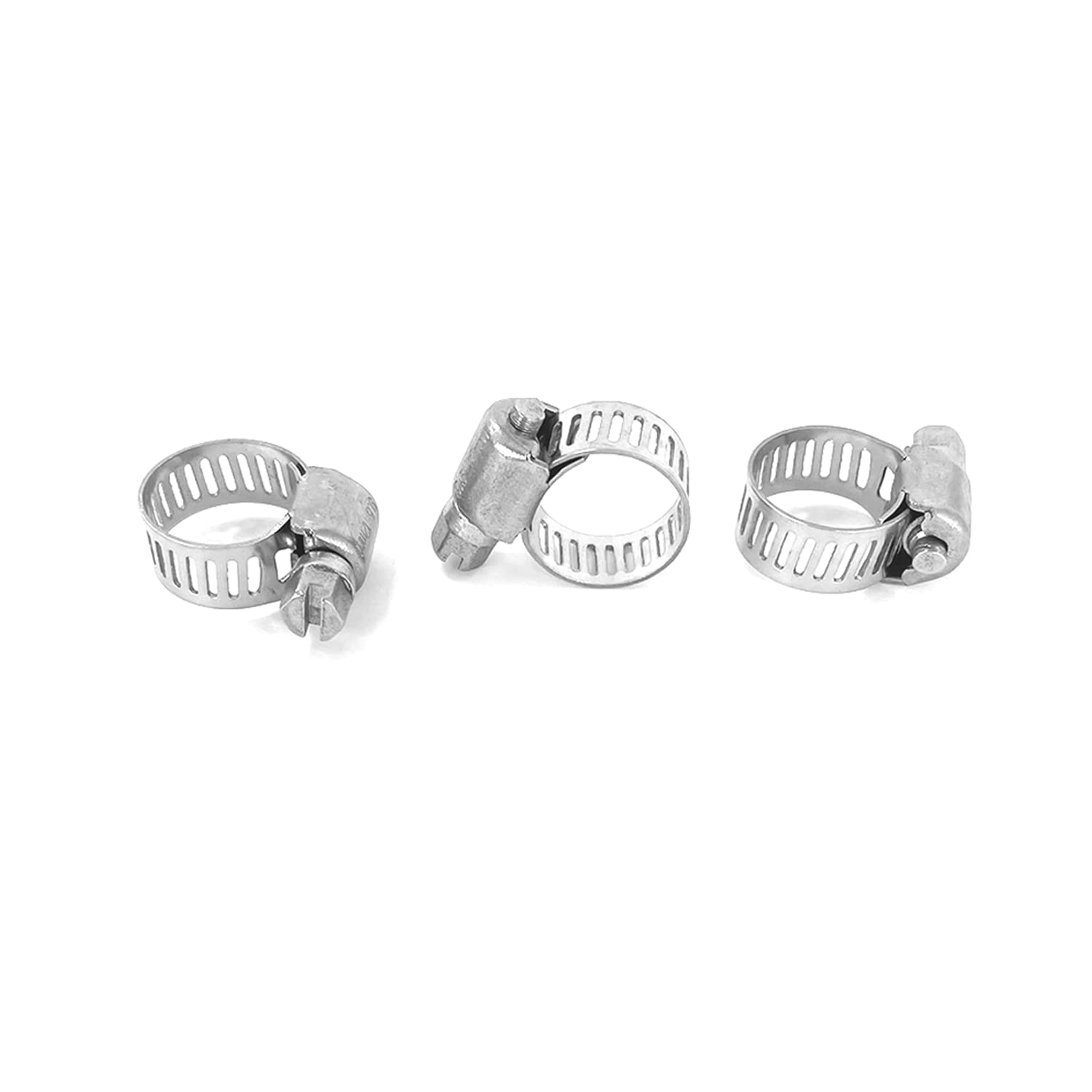 Simply S-MOO-SSS 11-15mm 10 Pack MOO Stainless Steel Hose Clips Jubilee Clip - Strong, Durable, Easy to Use