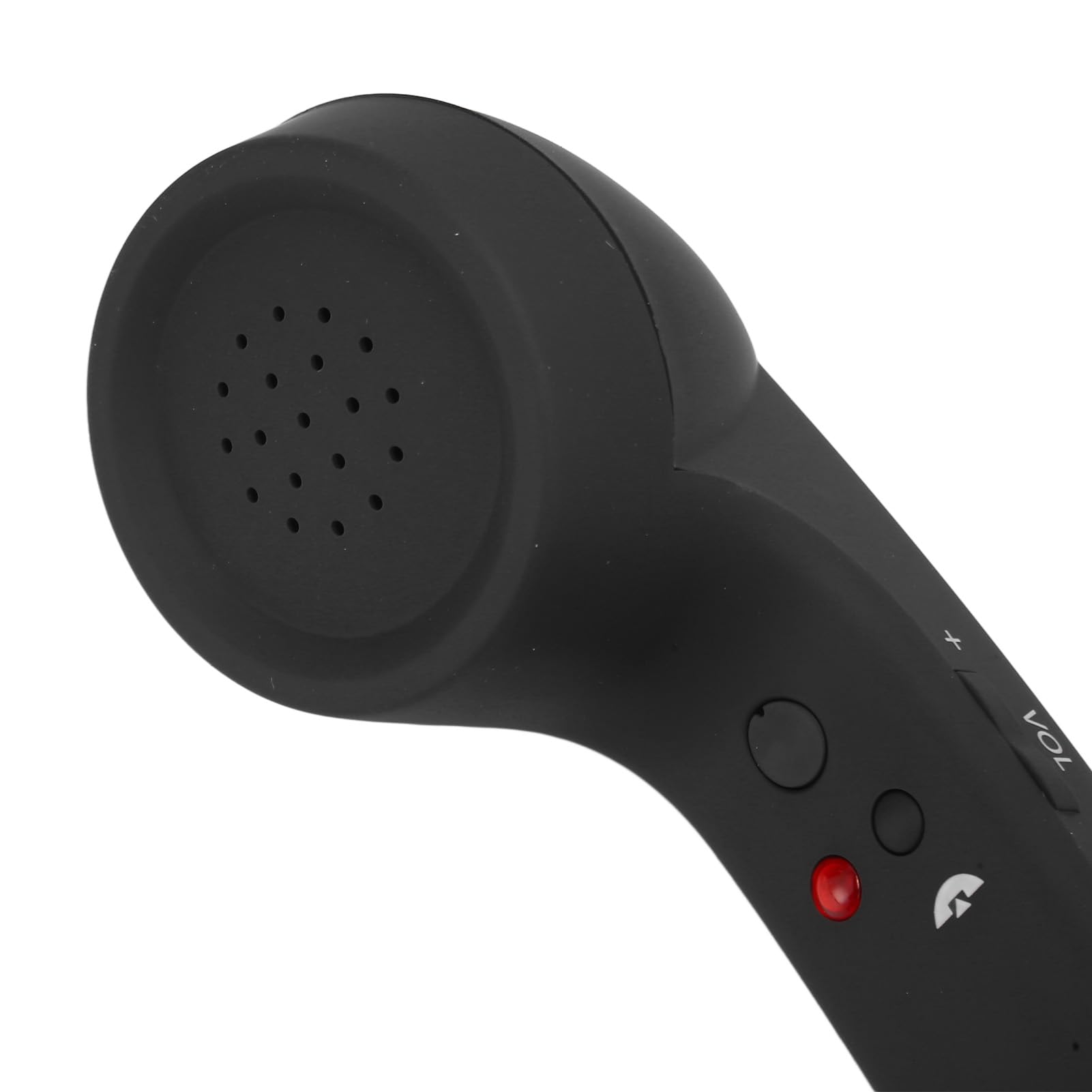 VBESTLIFE Ricevitore Telefonico Vintage, Microfono Ricevitore Cellulare retrò per Tutti gli Smartphone e Computer con Jack da 3,5 Mm (BLACK)