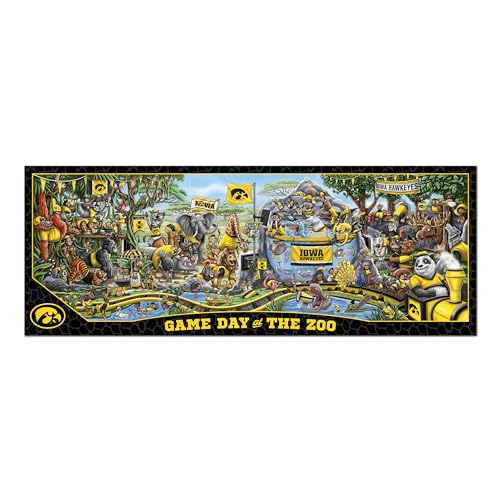 Image of YouTheFan NCAA Iowa Hawkeyes inchGame Day At The Zoo inch 500 Puzzle