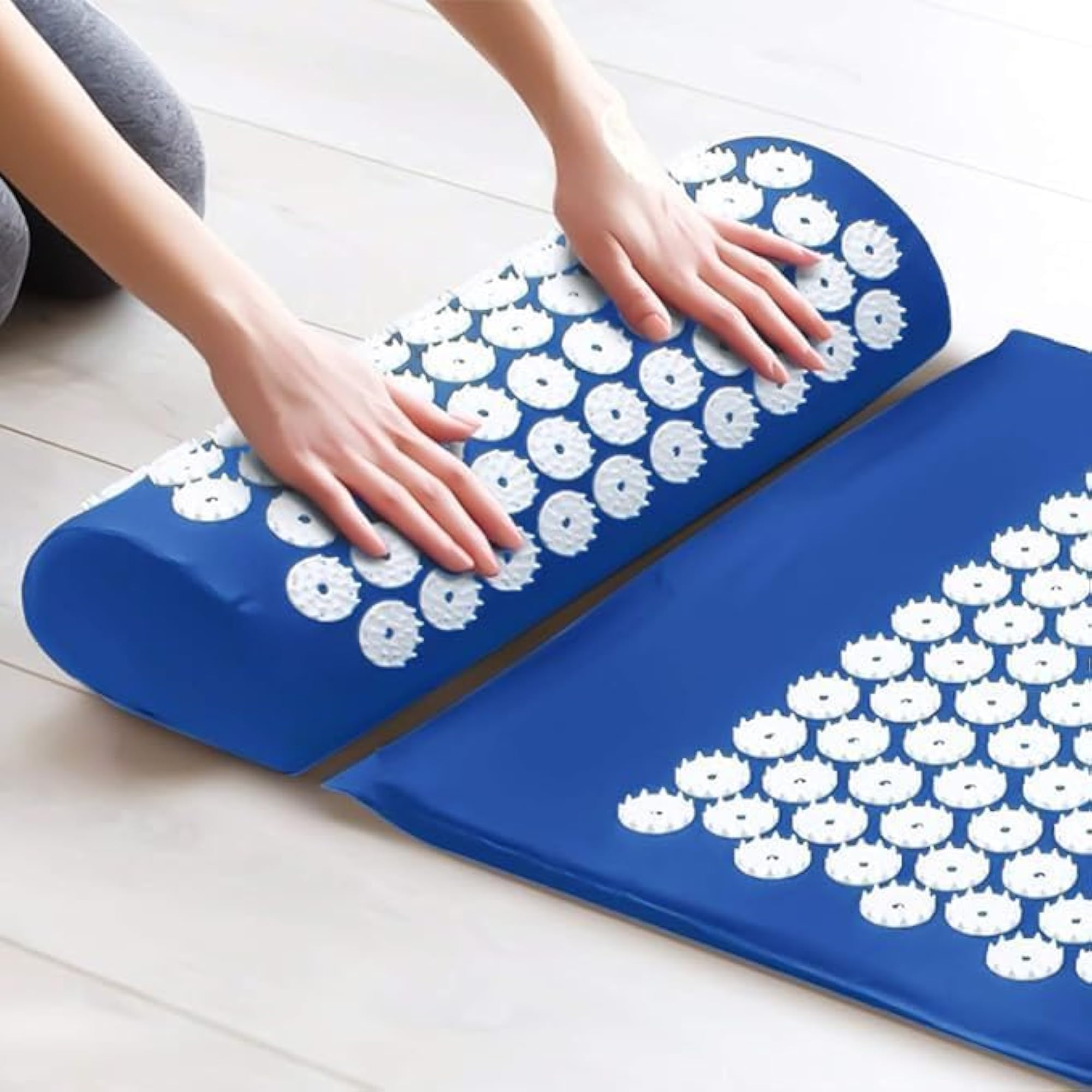 Ncry Acupressure Mat Set for Neck and Back Pain