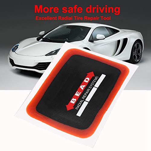 Nikou Reifenflickens - 20PC Universal-Auto-Motorrad-Radialreifen Reifen-Reparatur-Patch (Größe : KDS-08)