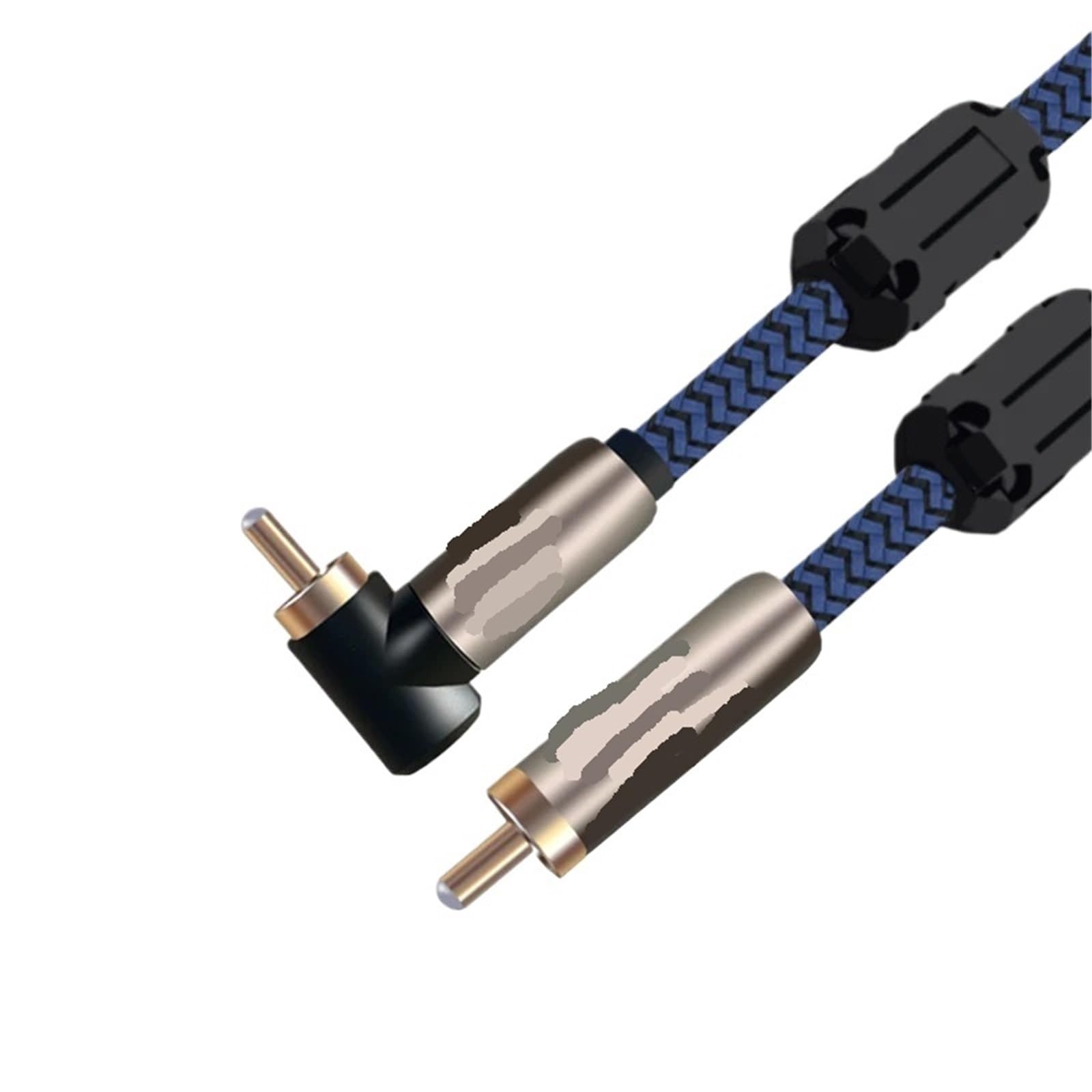 Câble audio tressé OFC anti-interférence pour caisson de basses - 2