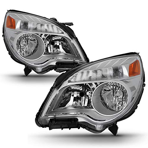 ACANII - For [Halogen Model Only] 2010-2015 Chevy Equinox OE Style Headlights Headlamps Assembly Driver & Passenger Side