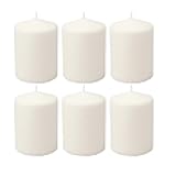 Unscented White Tall Pillar Candles, 35 Hour Burning Candle Pillars, Perfect for Decor, Weddings, Emergencies 3