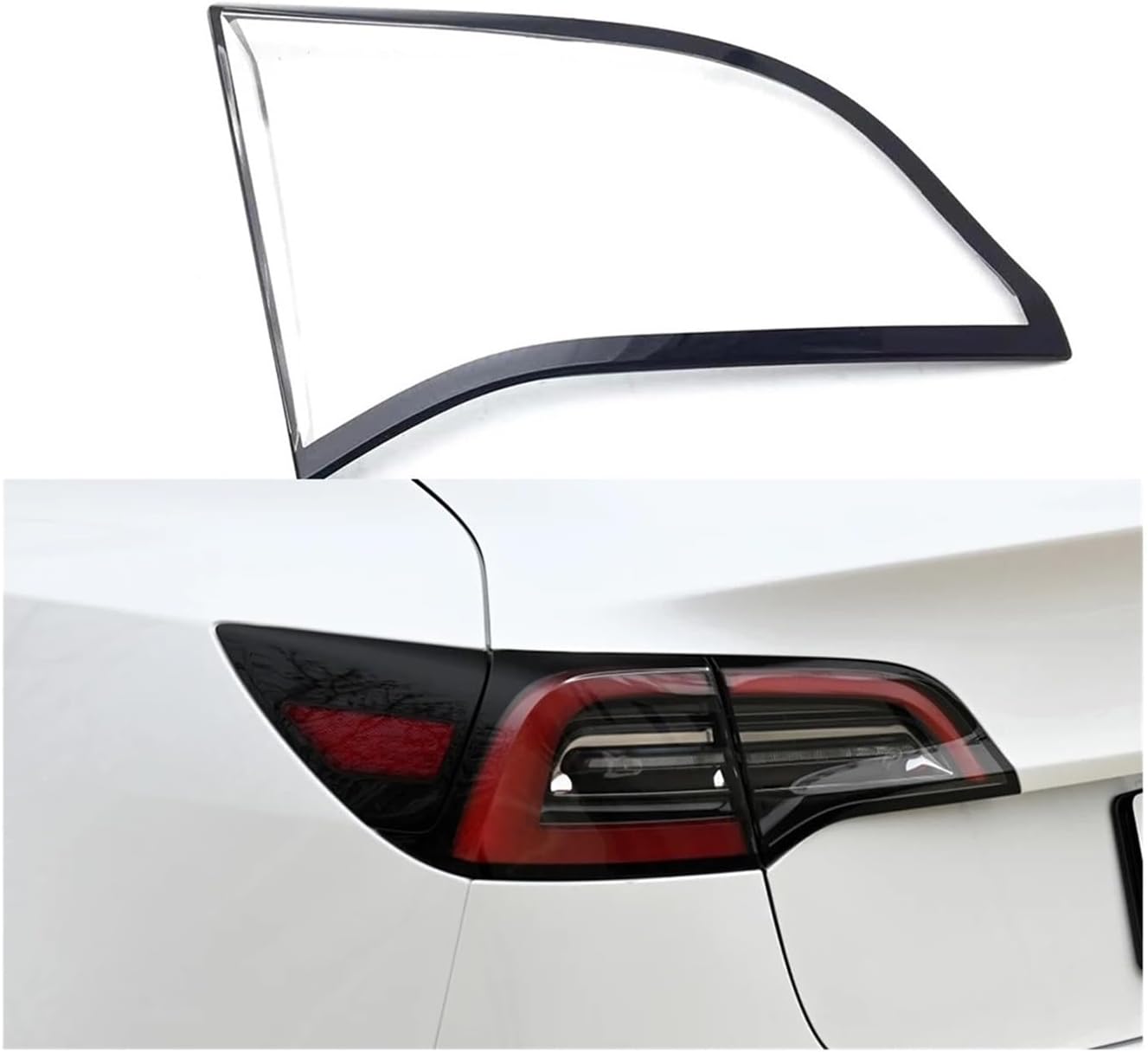 Compatible For Tesla Model 3 Model Y 2019 2020 2021 2022 Car Rear Taillight Shell Brake Lights Shell Replace Auto Rear Shell Cover Masks(Inside Right)