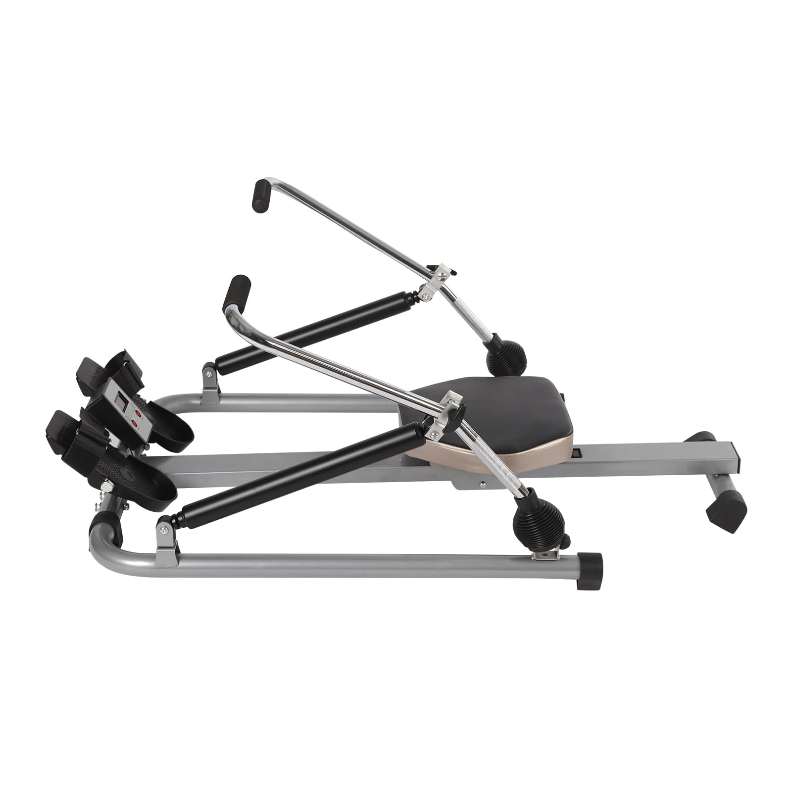Wioślarz do domu, opór hydrauliczny, fitness urządzenie wioślarskie z wyświetlaczem LCD, do domu, na siłownię
