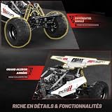 Mould King 18001 Buggy RC Technique en Briques – Véhicule de Course Tout-Terrain motorisé avec télécommande et contrôle Via Application, modèle Buggy du désert, pour Adultes et Adolescents (8+) - 4