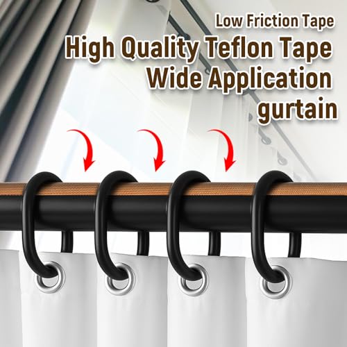Image of Vin Beauty 2 Rolls Low Friction Drawer Slide Tape, 1 /2 Inch X 33 Ft Silky Surface, Abrasion Resistant Glide Tape, Squeak Resistant for Wood Cabinet Furniture Lining Sliding, Brown