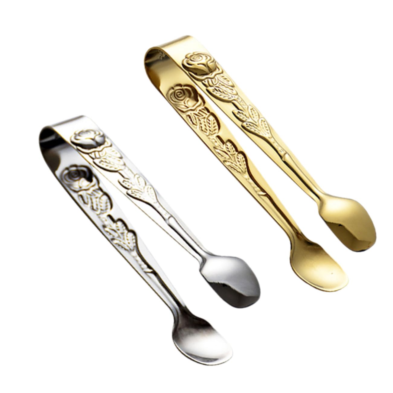 Sunenlyst - Mini pinze da portata e forchetta per frutta in