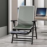 JUXDZISHW D,Silla de Oficina ergonómica, reposapiés y función de inclinación de Ajustable en 9 Posiciones, Silla ejecutiva, Plegable con Apoyo Lumbar, Silla de Escritorio de Malla para Oficina Casa