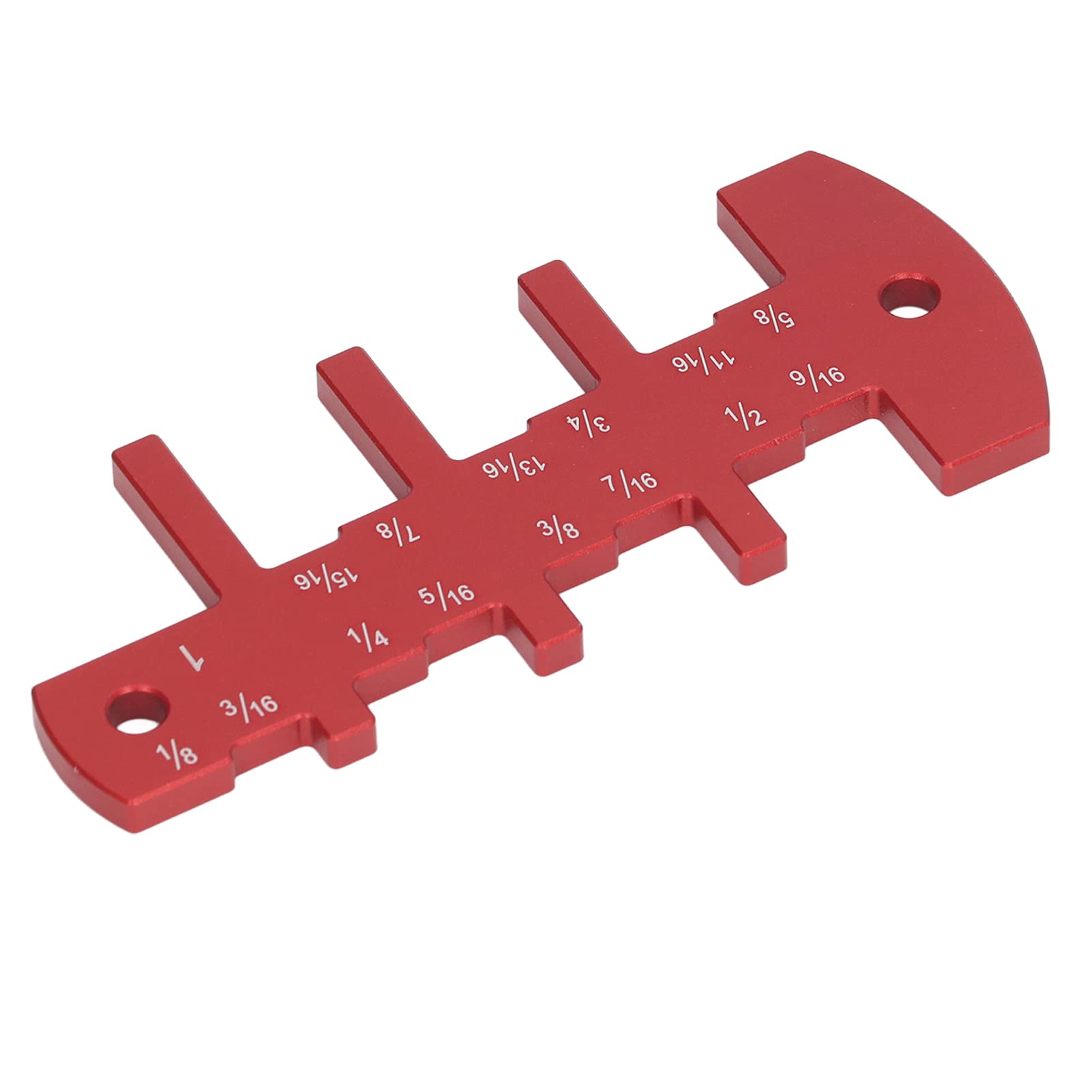 Leapiture Step Depth Gauge Aluminum Alloy Blade Height Depth Gauge High Accuracy Set Up Woodworking Tool for Table Saw Router Imperial