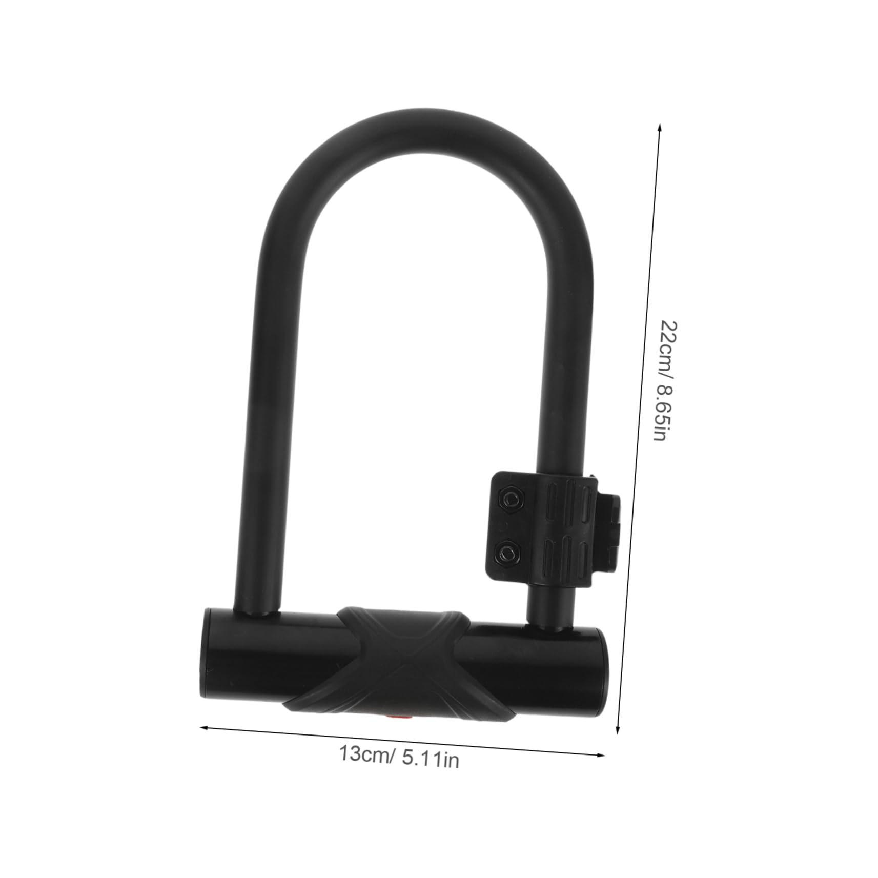 Toddmomy Heavy Duty U Lock with Steel Cable for Bicycle Security Theft Bike Lock with Key Durable Coating for Outdoor Cycling and Travel