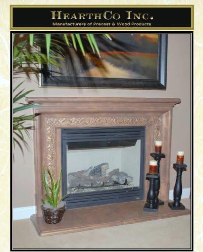 Malibu Precast Fireplace Mantel and Surround in TraverStone