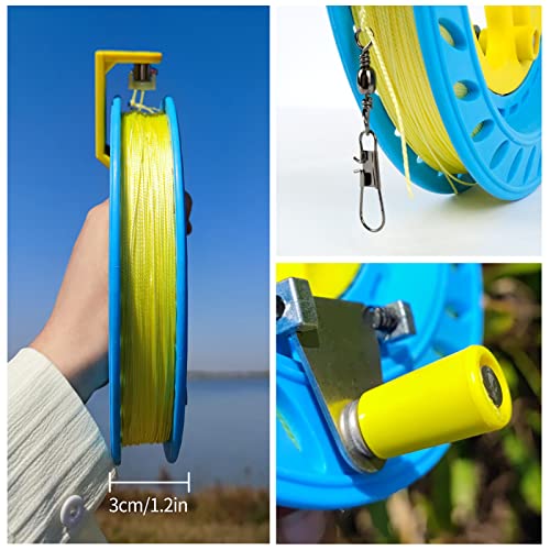 image for Simxkai Kite String Reel Winder, Line Spool Grip Wheel, Fit for Kids &