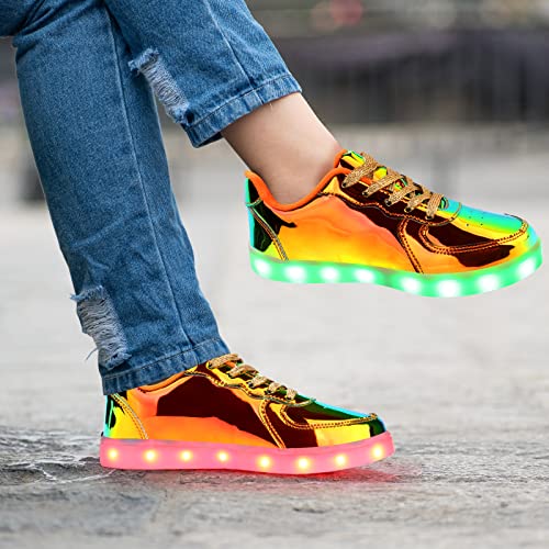 Image of Light Up Shoes Men Women LED Shoes USB Charging Adult High Top LED Sneakers Glow in The Dark Footwear for Dancing Party Festivals Festivals
