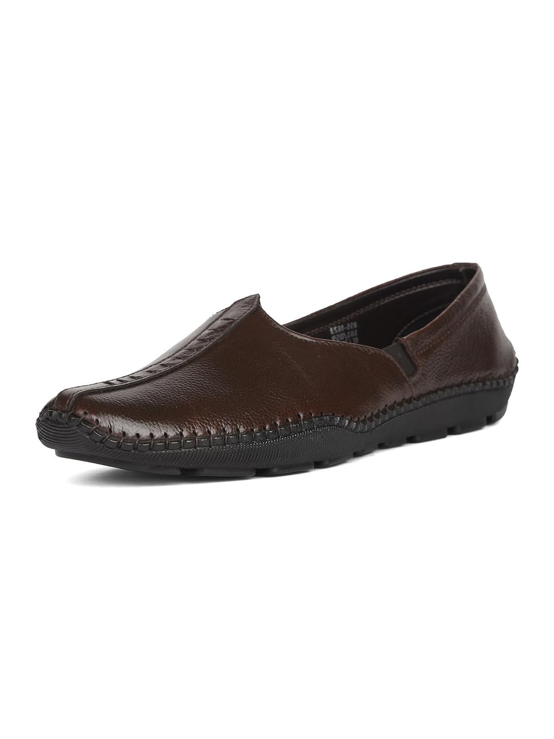 JALSA Leather 2.0,Dark Brown Men's Formal Slipon Shoes-image-5