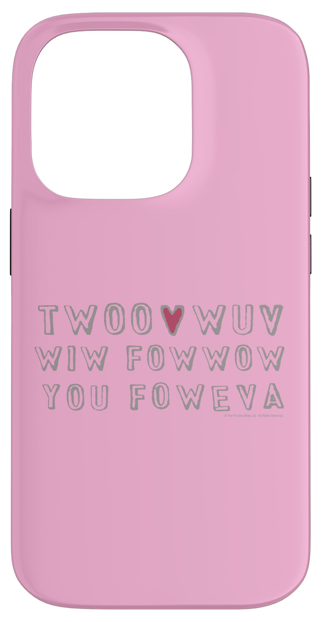 Princesse Bride Twoo WUV coque iPhone 14 Pro silicone rigide originale - 4