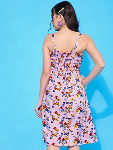 Image of OOMPH! Women's Crepe A-Line Knee-Length Dress Pack of 1