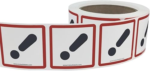 Miniatura 2 de GHS - Etiquetas adhesivas para pictogramas (2 x 2 pulgadas, cuadrados, 500 adhesivos