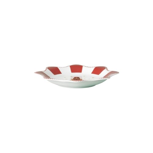 Cuenco de estrella rojo de 20 cm para ensaladas navidenas y centros de mesa comedor 5