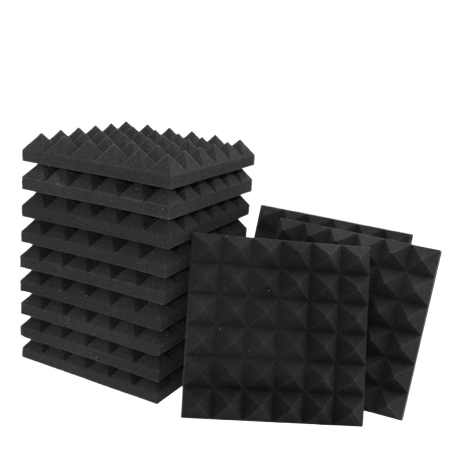 Pannelli in Schiuma Acustica 12-36 pezzi Pannelli fonoassorbenti in schiuma acustica autoadesivi for pareti Decor Studio Trattamento antieco for sala giochi e cinema(36PCS)