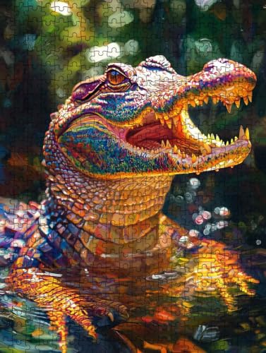 Puzzle 6000 piezas cocodrilo rompecabezas adultos para superar el aburrimiento en casa