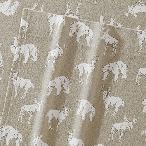 Eddie Bauer Buckhead Ridge Flannel Sheet Set, Full...