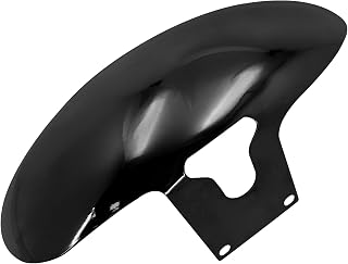 HDBUBALUS Motorcycle Front Fender Short Mudguard Fits for Harley Softail M8 Fatboy FLFBS FLFB 2018-2023 (Color: Gloss Black)