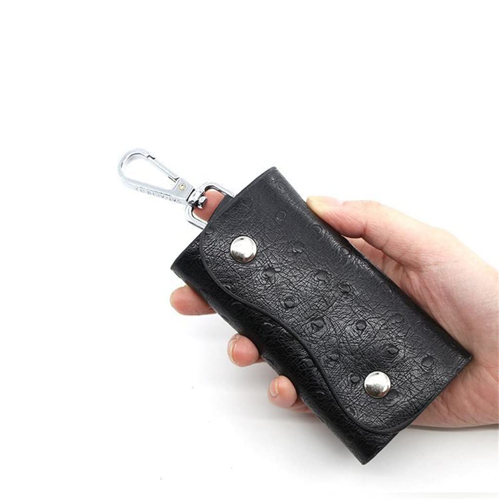 ArinkO Custodia Multifunzionale per Chiavi per Auto e Borsa per Telecomando da Uomo con Scomparto per Chiavi con Lucchetto (Opzione D, Misura Disponibile)