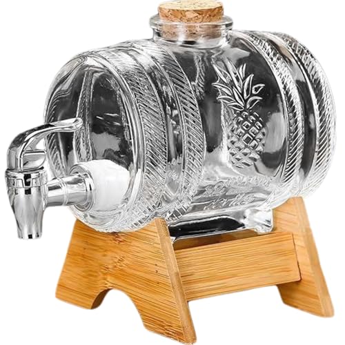 Distributeur de boissons transparent 1000 ml avec robinet étanche