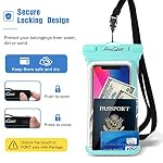 ProCase-Universal-Waterproof-Case-Cellphone-Dry-Bag-Pouch-for-iPhone-12-Pro-Max-11-Pro-Max-Xs-Max-XR-XS-X-8-7-6S-Plus-SE-2020-Galaxy-S20-Ultra-S10-S9-S8Note-10-9-up-to-7-2-Pack-GreenBlack