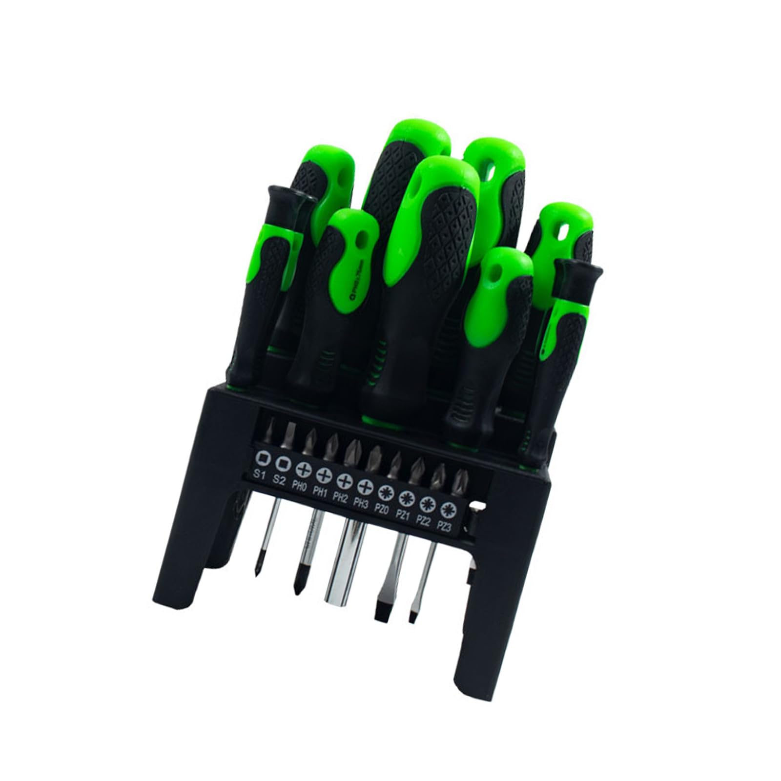 Buxuaaaa Complete Screwdriver Bit Collection 12Pcs Including Storage Organizers Portable For Craft Enthusiasts Automotive Repair And Household Tasks Professional Screwdriver Bit Set Featuring Ergonomic Handle