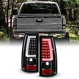 AKKON - Fits 2003-2006 Chevy Silverado 1500/2500/3500/1500HD/2500HD 2007 Classic [C-Tube] Black Tail...
