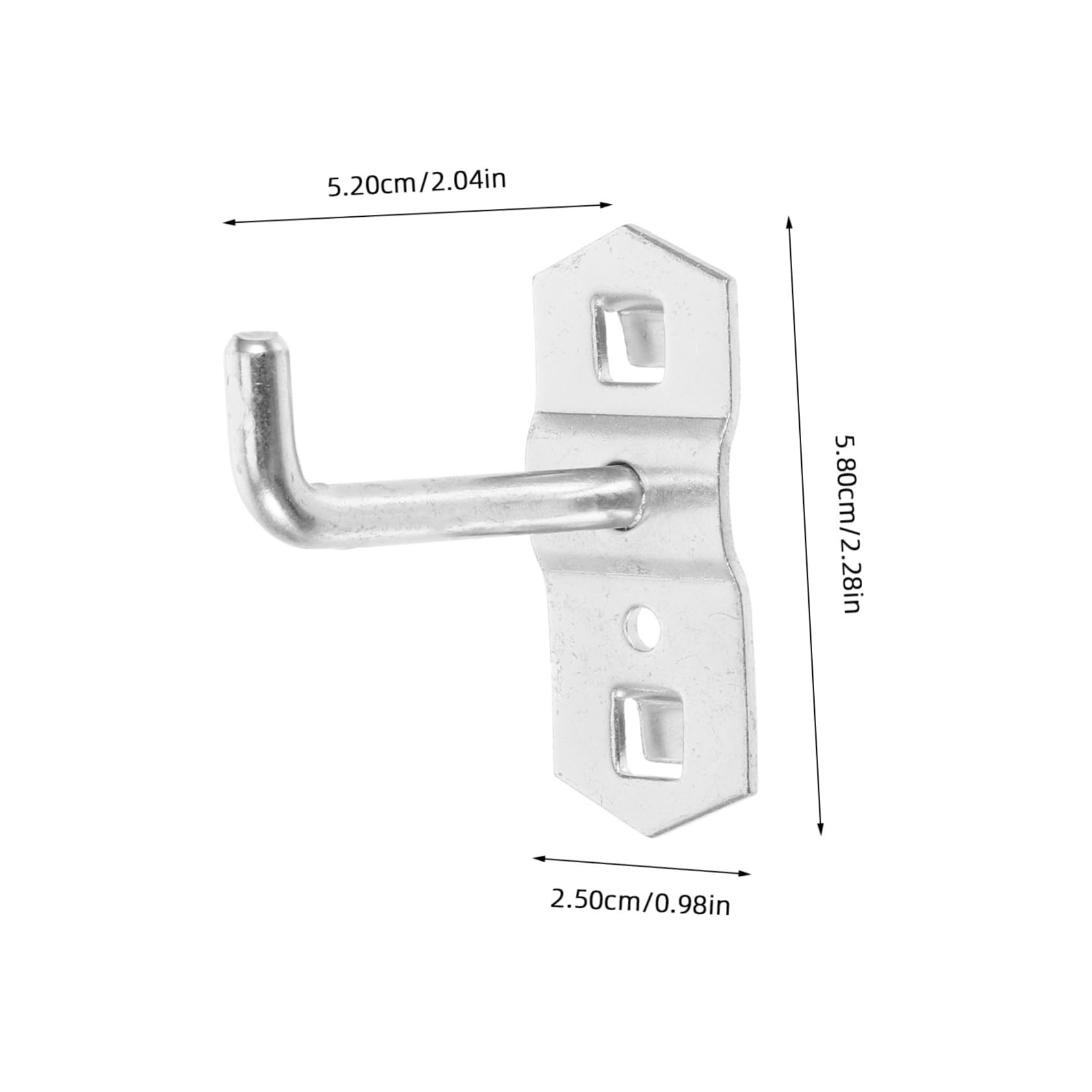 LIFKOME Heavy Duty Pegboard Hooks Assortment 10 Pack for Tool Hanging Easy Install Wall Storage Garage Workshop Craft Room