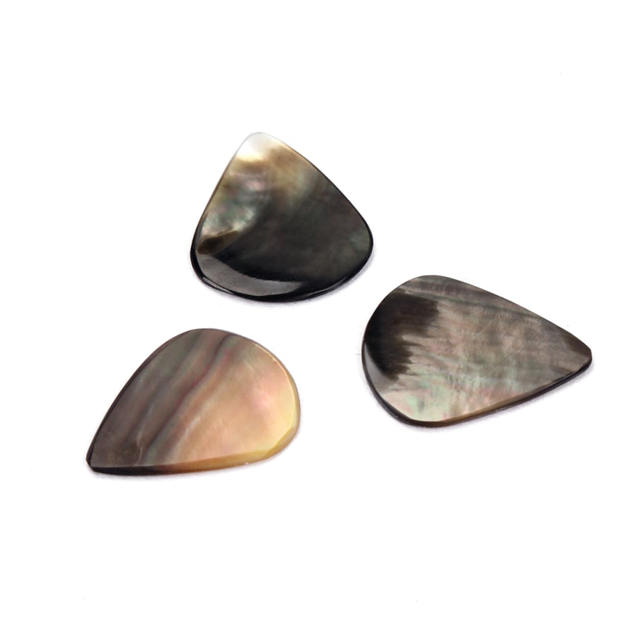 Toyvian 9piezas Púas De Guitarra De Concha Natural Para Guitarra y Ukelele Sonido Auténtico y Estilo Elegante