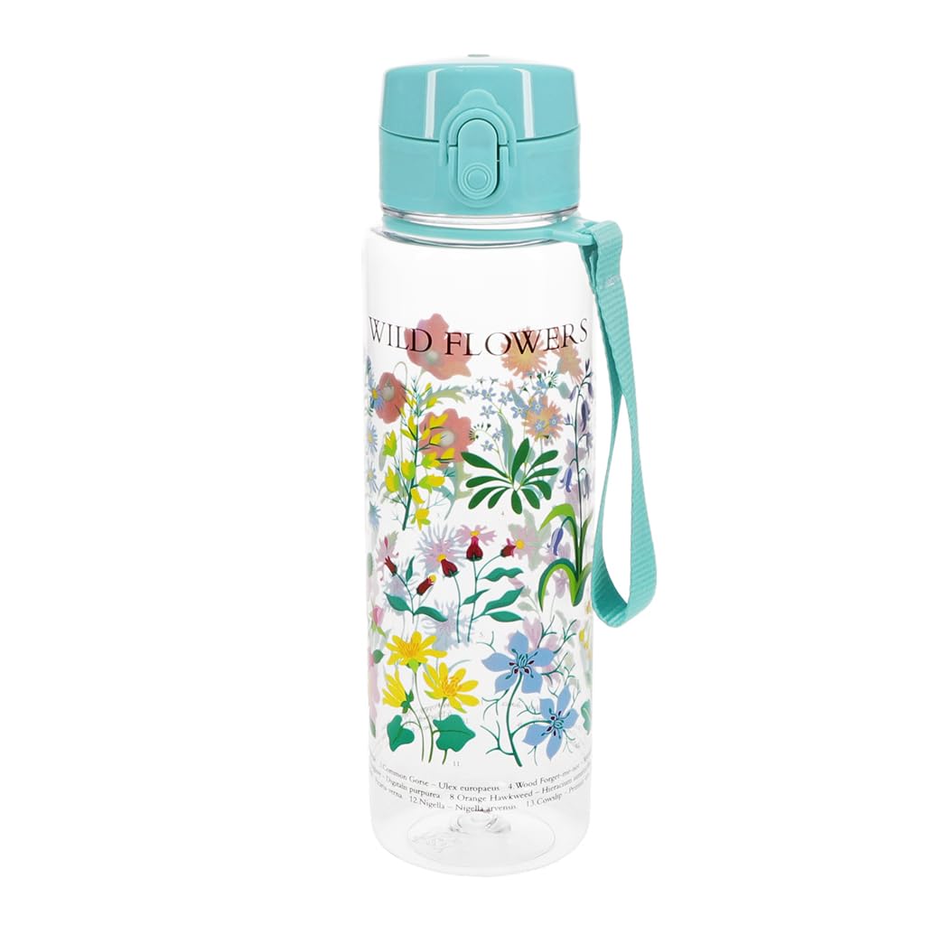 Rex London Drinks bottle with push button lid 700ml - Wild Flowers