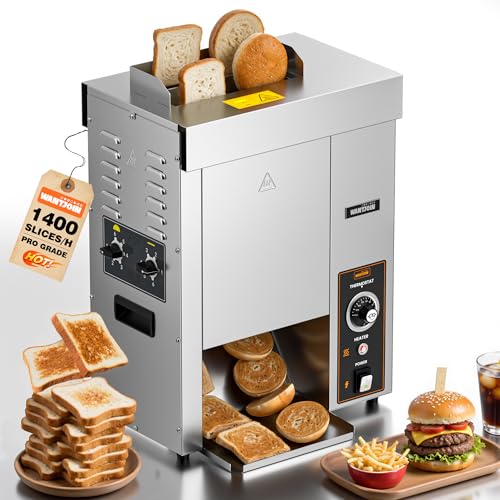 WantJoin Burger Buns Toaster 1400 Slices/H