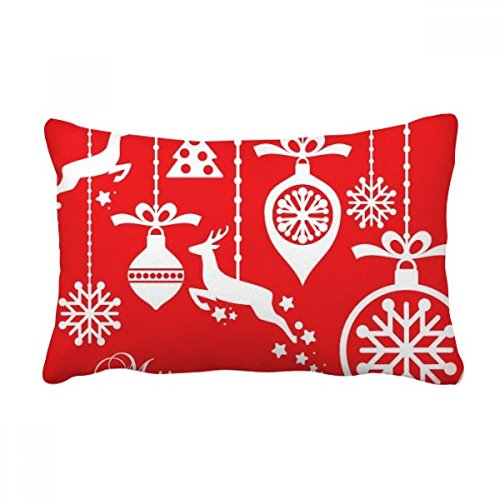 Coussin de Noël Elk Snowflake pour décorer votre canapé de salon - 2