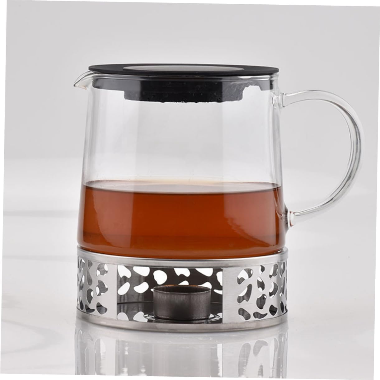 4pcs Multi-Function Tea Warmer Stove Stainless Steel Tea Kettle Household Heater