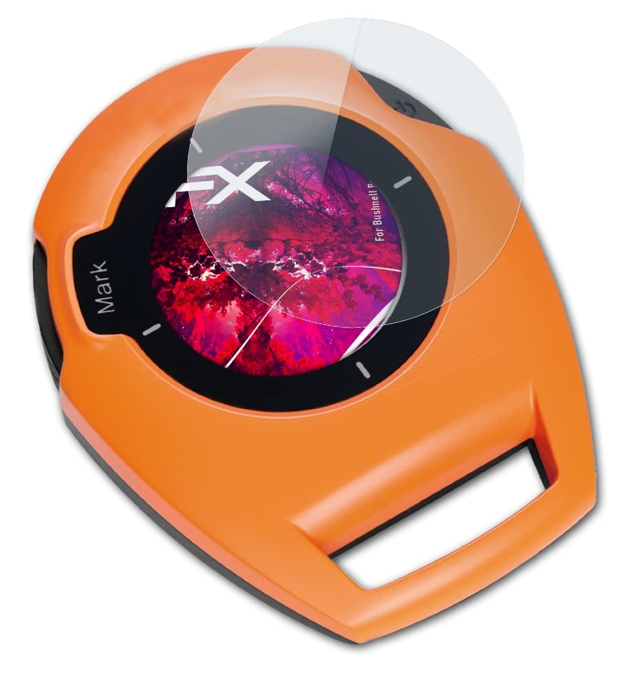 Plastic Glass Protective Film compatible with Bushnell BackTrack Glass Protector, 9H Hybrid-Glass FX Glass Screen Protector of plastic