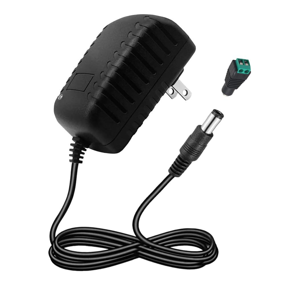 12V 2A Netzteil Mit 2 DC Steckern - Universal Adapter Für LED, Router, Kameras