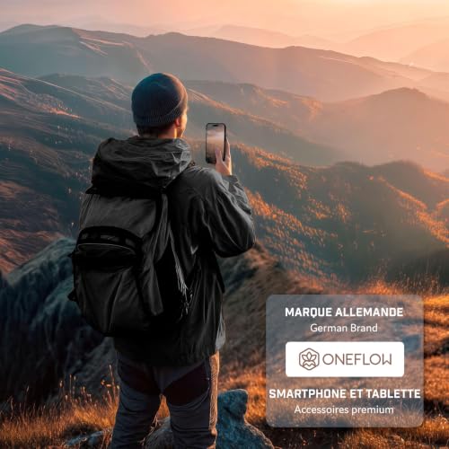 Coque Google Pixel 10 hybride TPU antichoc noire mate avec support ONEFLOW - 2