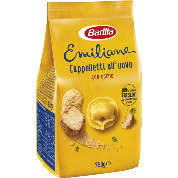 Pasta Baril all'Uovo Ripiena Le Emiliane Cappelletti alla Carne, Pack 5 Pezzi da 250 gr