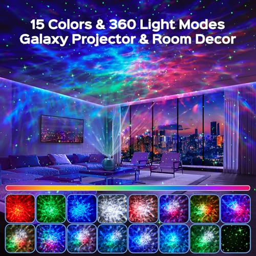 Image of COOLNIGHT White Noise Sound Machine & Spectral Atmosphere Projector, 15 Soothing Pure Music & Nature Sounds, Premium Consumer Electronics Sleep Aid
