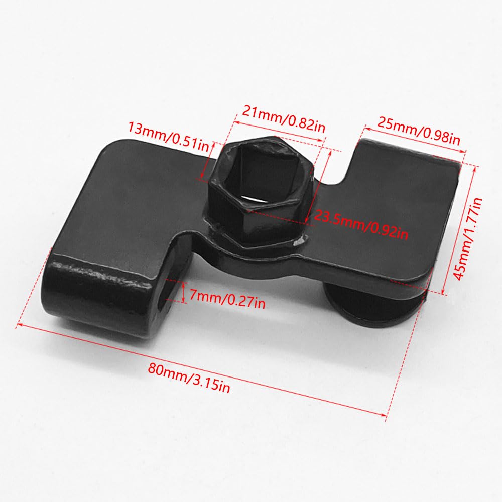 Wrench Extender Adaptor, Universal Wrench Extender Tool for 1/2 Inch Driver and 21mm Hex Driver for Stubborn Nuts and Screws - Image 2