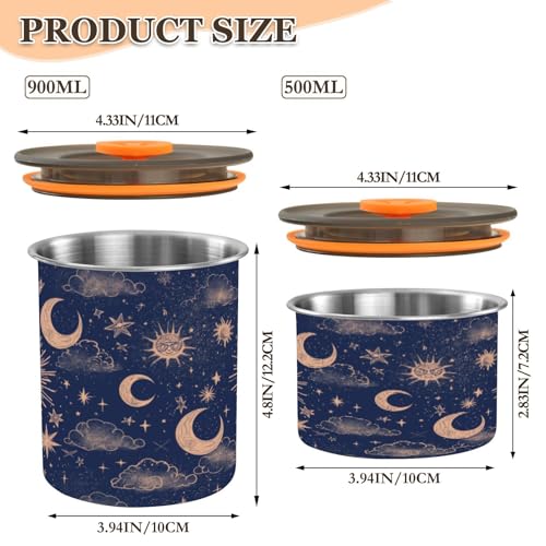 Contenedor Hermético para Café de Acero Inoxidable 30oz miniatura 2
