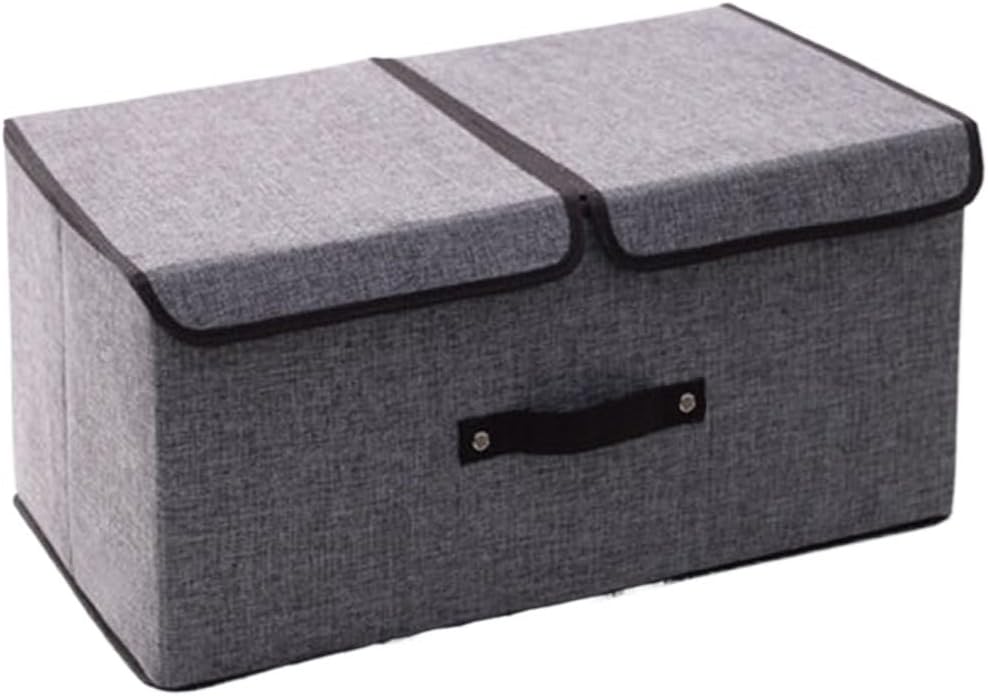 Clothing storage box, fabric sorting, foldable hollow board with lid(E)