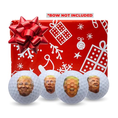 Funny Trump Face Golf Balls, Set of 12 - Comes